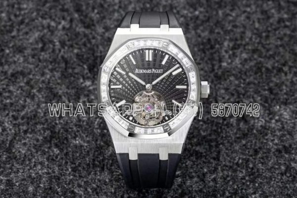 Audemars Piguet Royal Oak 26522BC Black Dial and Diamond Tourbillon R8 Factory
