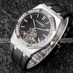 Audemars Piguet Royal Oak 26522BC Black Dial and Diamond Tourbillon R8 Factory