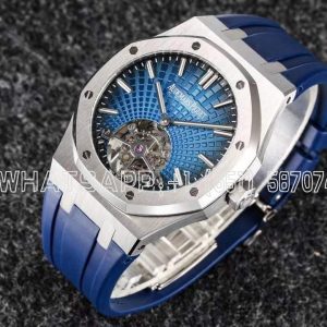 Audemars Piguet Royal Oak 26522bc Blue Dial Tourbillon Rubber Strap R8 Factory