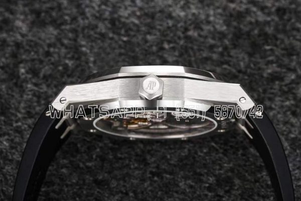 Audemars Piguet Royal Oak 26522bc Purple Dial Tourbillon in Rubber Strap R8 Factory - Image 6