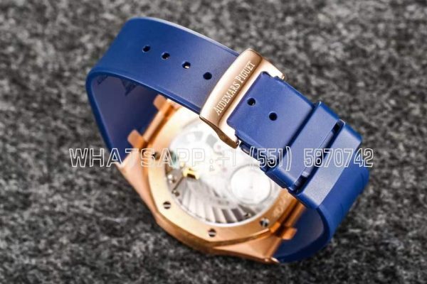 Audemars Piguet Royal Oak 26522BC Rose Gold Casse Blue Dial Tourbillon R8 Factory - Image 8