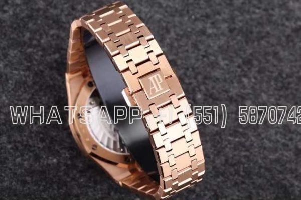 Audemars Piguet Royal Oak 26522ti Rose Gold Casse Blue Dial Tourbillon R8 Factory - Image 9