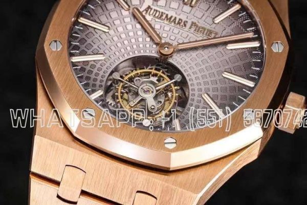 Audemars Piguet Royal Oak 26530OR Rose Gold Gray Dial Tourbillon R8 Factory