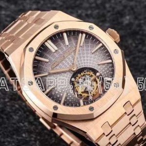 Audemars Piguet Royal Oak 26530OR Rose Gold Gray Dial Tourbillon R8 Factory
