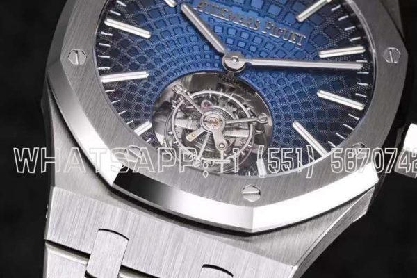 Audemars Piguet Royal Oak 26530ST Blue Dial Tourbillon R8 Factory - Image 9