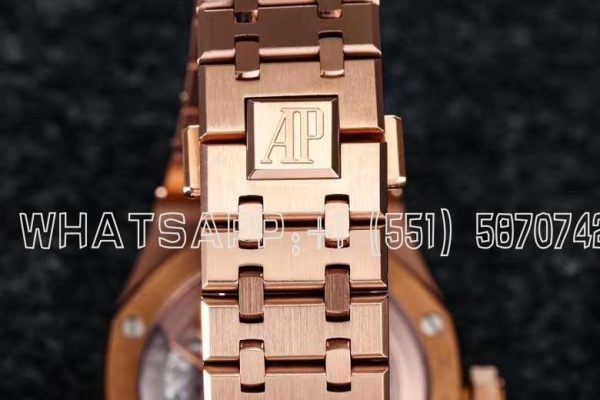 Audemars Piguet Royal Oak 26533OR Rose Gold Green Dial Tourbillon R8 Factory - Image 7