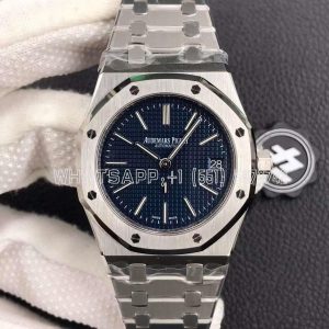 Audemars Piguet Royal Oak 39mm 15202 Blue Textured Dial on SS Bracelet A2121