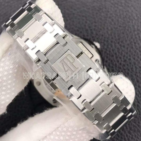 Audemars Piguet Royal Oak 39mm 15202 Blue Textured Dial on SS Bracelet A2121 - Image 7