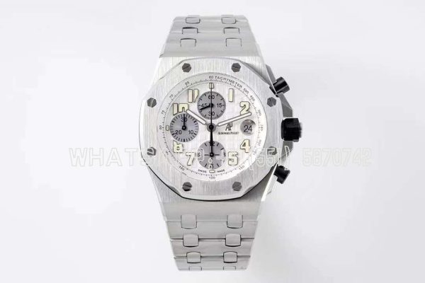 Audemars Piguet Royal Oak Offshore 25721ST Silver Panda Plate