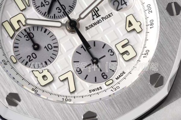 Audemars Piguet Royal Oak Offshore 25721ST Silver Panda Plate - Image 5