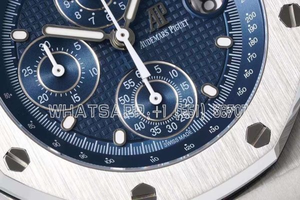 Audemars Piguet Royal Oak Offshore 26238ST Blue Dial - Image 5