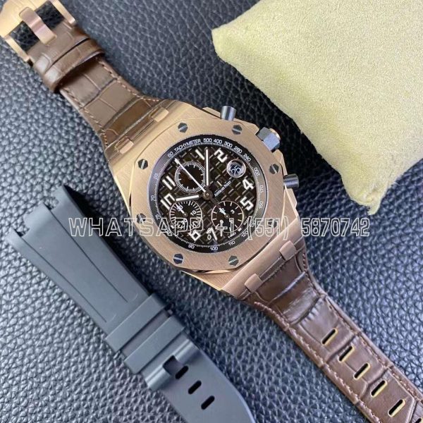 Audemars Piguet Royal Oak Offshore 26470 Rose Gold and Dark Gray Dial