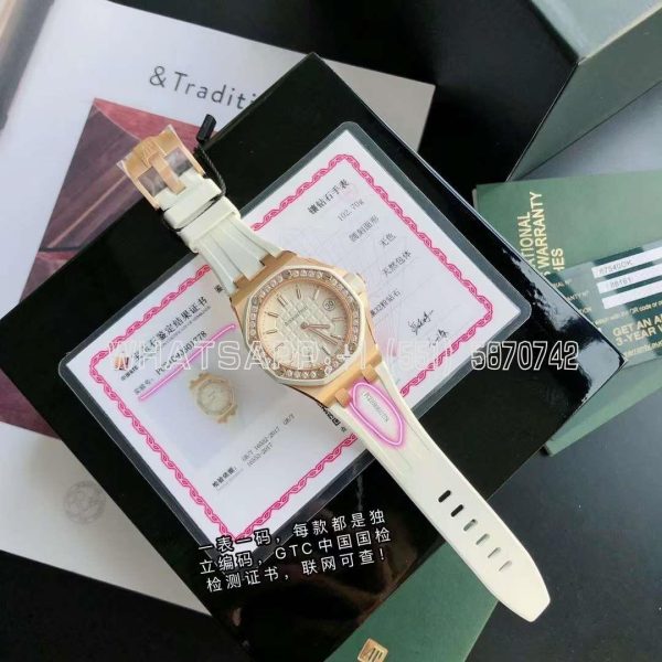Audemars Piguet Royal Oak Offshore Ladies 67540ok RG White Dial Swiss Quartz
