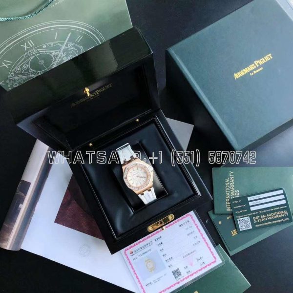 Audemars Piguet Royal Oak Offshore Ladies 67540ok RG White Dial Swiss Quartz - Image 7