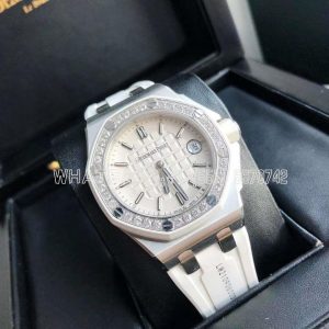 Audemars Piguet Royal Oak Offshore Ladies 67540sk SS White Dial Swiss Quartz
