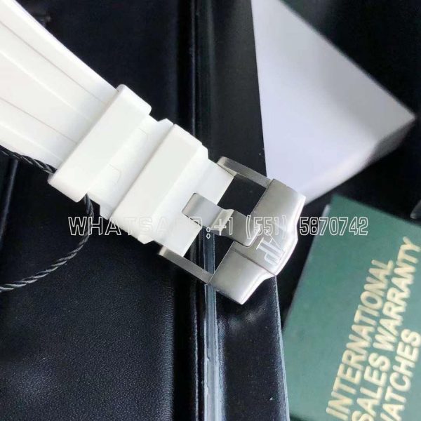 Audemars Piguet Royal Oak Offshore Ladies 67540sk SS White Dial Swiss Quartz - Image 6