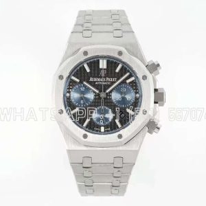 Audemars Piguet Royal Oak Offshore Self-Winding Chronograph Black/Blue Dial in Steel