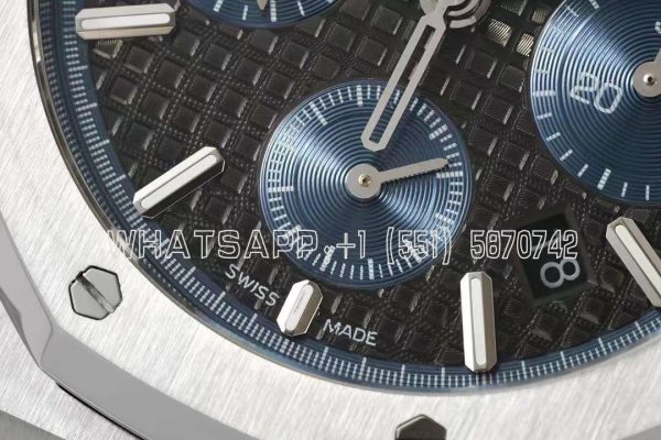 Audemars Piguet Royal Oak Offshore Self-Winding Chronograph Black/Blue Dial in Steel - Image 5