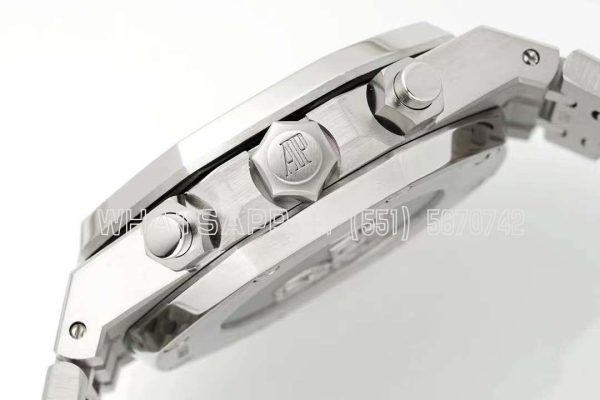 Audemars Piguet Royal Oak Offshore Self-Winding Chronograph Black/Blue Dial in Steel - Image 6
