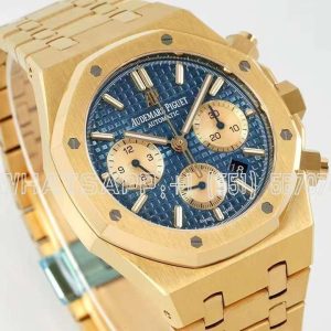 Audemars Piguet Royal Oak Offshore Self-Winding Chronograph Blue/Gold Dial in Yellow Gold