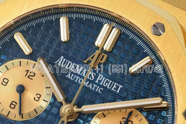 Audemars Piguet Royal Oak Offshore Self-Winding Chronograph Blue/Gold Dial in Yellow Gold - Image 4