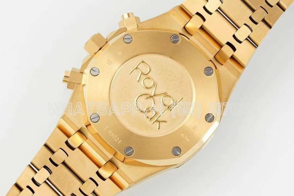 Audemars Piguet Royal Oak Offshore Self-Winding Chronograph Blue/Gold Dial in Yellow Gold - Image 9