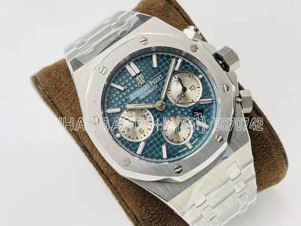Audemars Piguet Royal Oak Offshore Self-Winding Chronograph Blue/White Dial in Steel