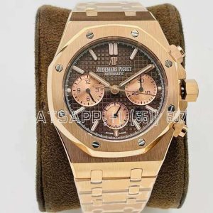 Audemars Piguet Royal Oak Offshore Self-Winding Chronograph Brown/Rose Dial in Rose Gold