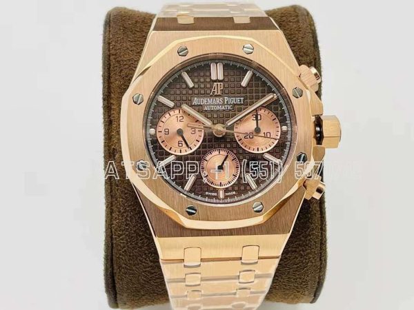 Audemars Piguet Royal Oak Offshore Self-Winding Chronograph Brown/Rose Dial in Rose Gold