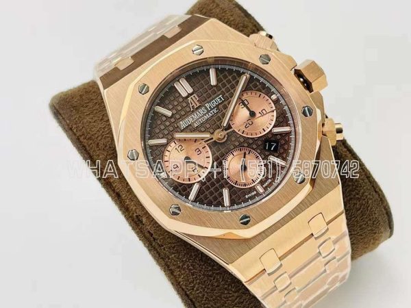 Audemars Piguet Royal Oak Offshore Self-Winding Chronograph Brown/Rose Dial in Rose Gold