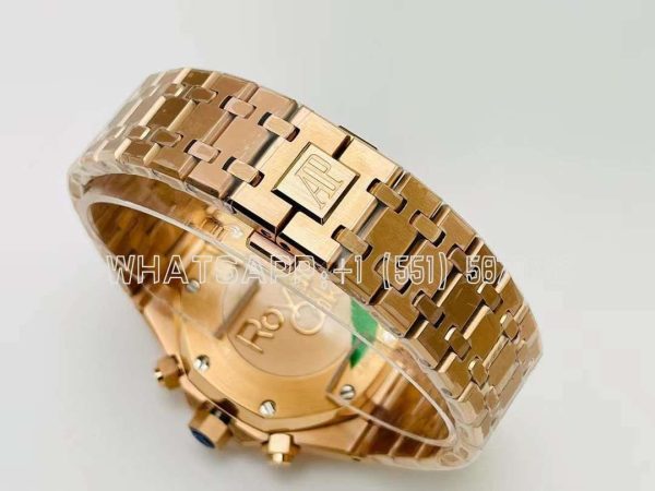 Audemars Piguet Royal Oak Offshore Self-Winding Chronograph Brown/Rose Dial in Rose Gold - Image 9