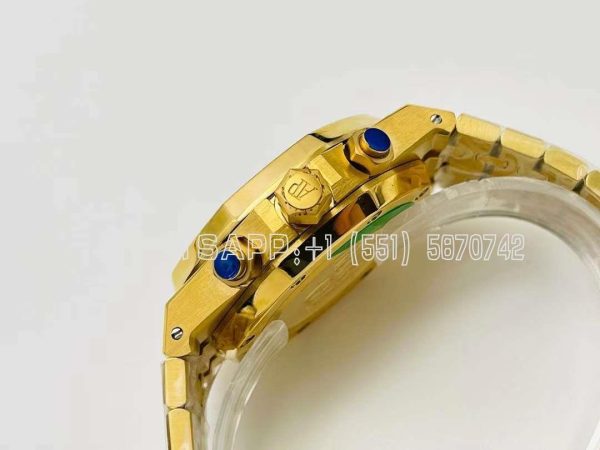 Audemars Piguet Royal Oak Offshore Self-Winding Chronograph Green Dial in Yellow Gold - Image 5