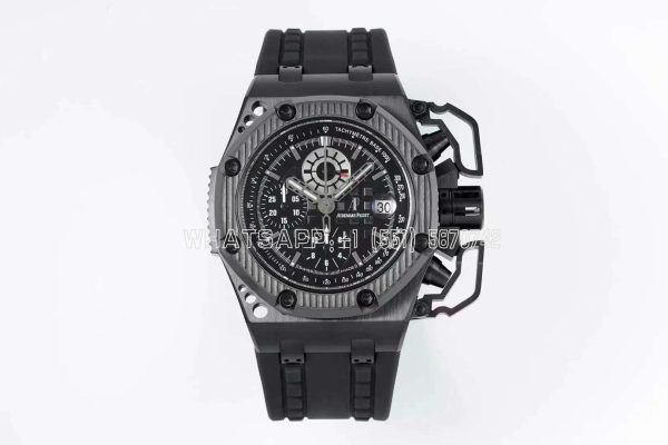 Audemars Piguet Royal Oak Offshore Survivor Limited Edition on Black Leather Strap