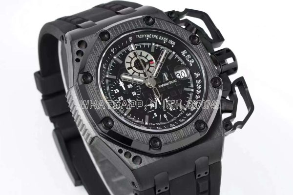 Audemars Piguet Royal Oak Offshore Survivor Limited Edition on Black Leather Strap