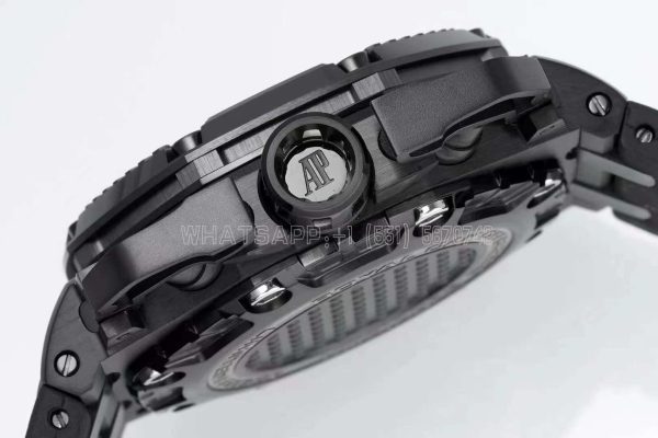 Audemars Piguet Royal Oak Offshore Survivor Limited Edition on Black Leather Strap - Image 6