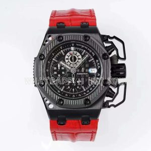 Audemars Piguet Royal Oak Offshore Survivor Limited Edition on Red Leather Strap