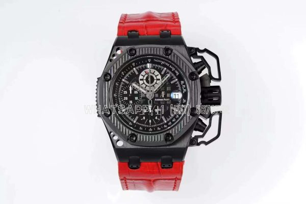 Audemars Piguet Royal Oak Offshore Survivor Limited Edition on Red Leather Strap