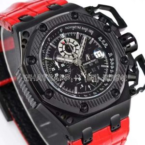 Audemars Piguet Royal Oak Offshore Survivor Limited Edition on Red Leather Strap
