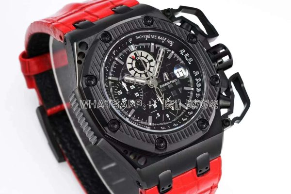 Audemars Piguet Royal Oak Offshore Survivor Limited Edition on Red Leather Strap