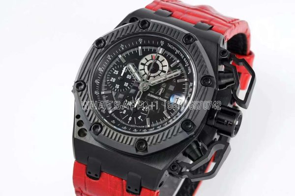 Audemars Piguet Royal Oak Offshore Survivor Limited Edition on Red Leather Strap