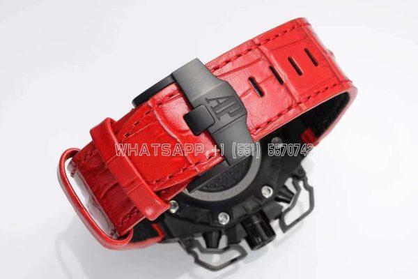 Audemars Piguet Royal Oak Offshore Survivor Limited Edition on Red Leather Strap