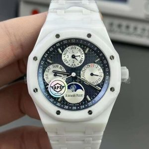Audemars Piguet Royal Oak Perpetual Calendar Ceramic 26579CB Blue Dial