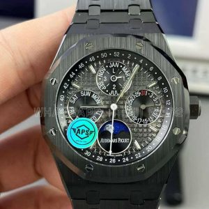 Audemars Piguet Royal Oak Perpetual Calendar Ceramic Black Dial