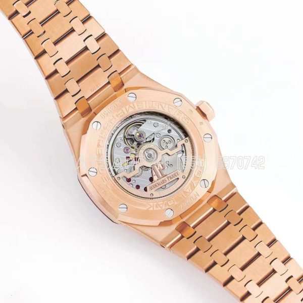 Audemars Piguet Royal Oak Perpetual Calendar Rose Gold 26574OR Blue Dial - Image 8