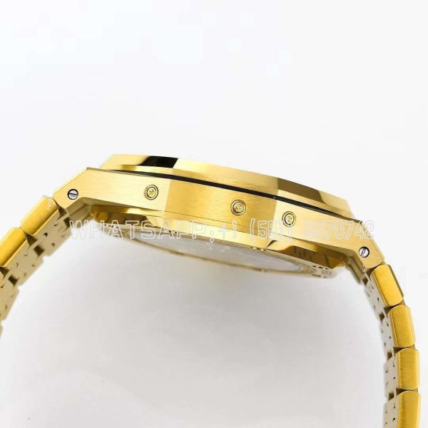 Audemars Piguet Royal Oak Perpetual Calendar Yellow Gold 26574 Blue Dial - Image 6