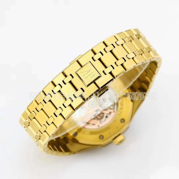 Audemars Piguet Royal Oak Perpetual Calendar Yellow Gold 26574 Blue Dial - Image 8