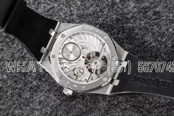Audemars Piguet Royal Oak Tourbillon Extra-Thin Gradient Black Dial in Rubber Strap R8 Factory - Image 8