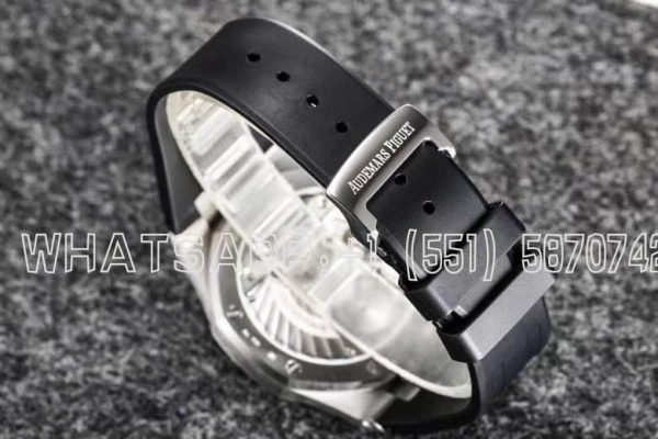Audemars Piguet Royal Oak Tourbillon Extra-Thin Gradient Black Dial in Rubber Strap R8 Factory - Image 9
