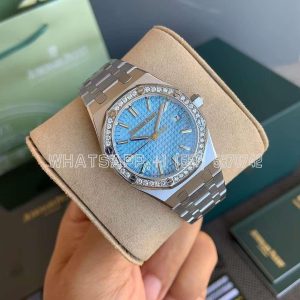 Audemars Piguet Royal Oak 77451 Light Blue Dial 34 mm