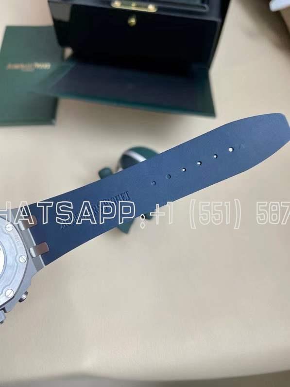 Audemars Piguet Royal Oak Offshore Ladies 37mm Blue Dial Diamond Bezel - Image 7